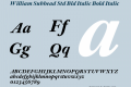 William Subhead Std Bld Italic