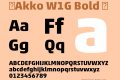 ☞Akko W1G Bold