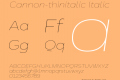 Cannon-thinitalic