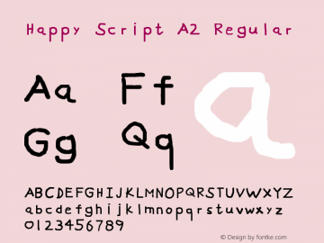 Happy Script A2