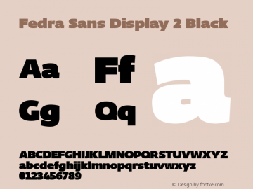 Fedra Sans Display 2