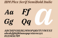 IBM Plex Serif SemiBold