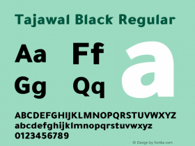 Tajawal Black