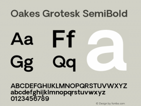 Oakes Grotesk