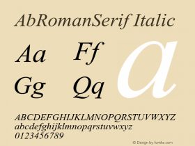 AbRomanSerif