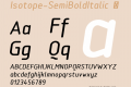 Isotope-SemiBoldItalic