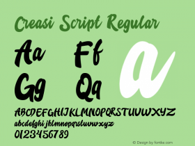 Creasi Script