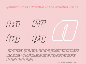 Quasar Pacer Outline Italic