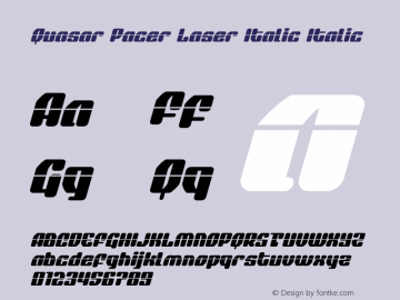 Quasar Pacer Laser Italic