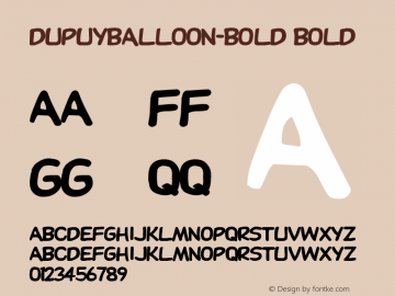 DupuyBALloon-Bold