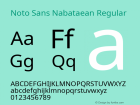 Noto Sans Nabataean