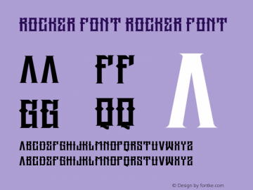 Rocker Font