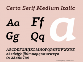 Certa Serif