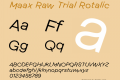 Maax Raw Trial