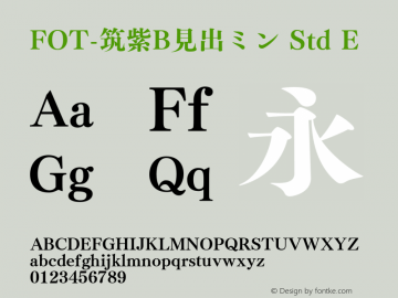 FOT-筑紫B見出ミン Std