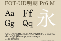 FOT-UD明朝 Pr6