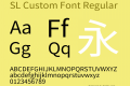SL Custom Font