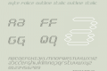 Byte Police Outline Italic