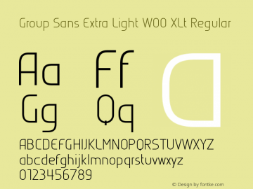 Group Sans Extra Light W00 XLt