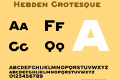 ☞Hebden Grotesque