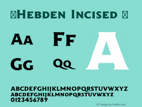 ☞Hebden Incised