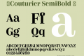 ☞Couturier SemiBold