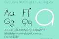 Circularis W00 Light Italic