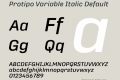 Protipo Variable Italic