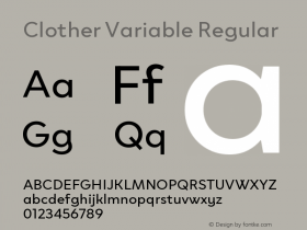 Clother Variable