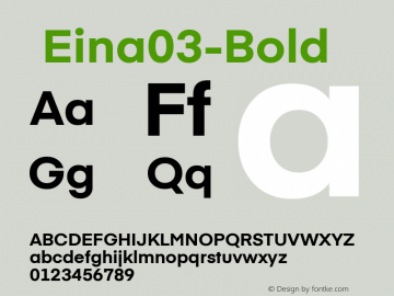 ☞Eina03-Bold