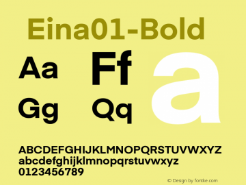 ☞Eina01-Bold