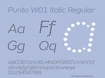 Punto W01 Italic