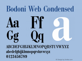 Bodoni Web