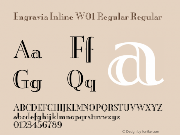 Engravia Inline W01 Regular