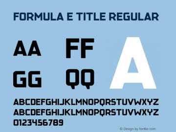 Formula E Title