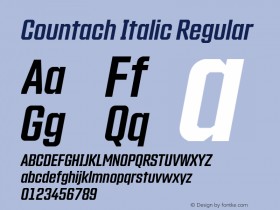 Countach Italic