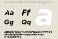 Madera Bold Italic