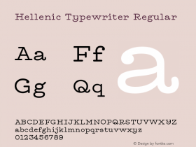 Hellenic Typewriter