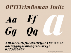 OPTITrimRoman