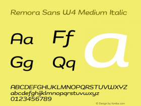 Remora Sans W4