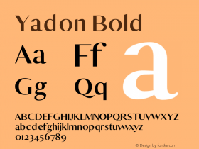 Yadon Bold