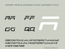 Tempest Apache Expanded Italic