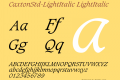 CaxtonStd-LightItalic