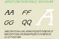 MastumThinItalic