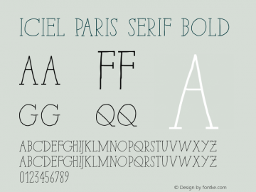 iCiel Paris Serif