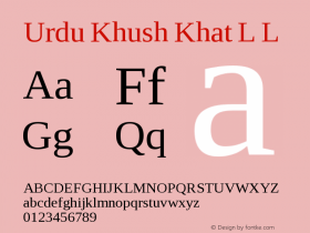 Urdu Khush Khat L