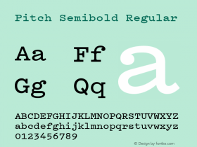 Pitch Semibold