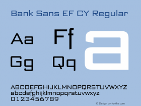Bank Sans EF CY