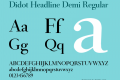 Didot Headline Demi