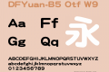 DFYuan-B5 Otf